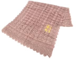 レース花模様ショール